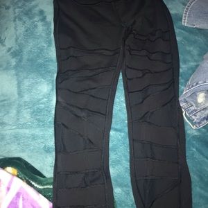 Lululemon High Rise Mesh Leggings